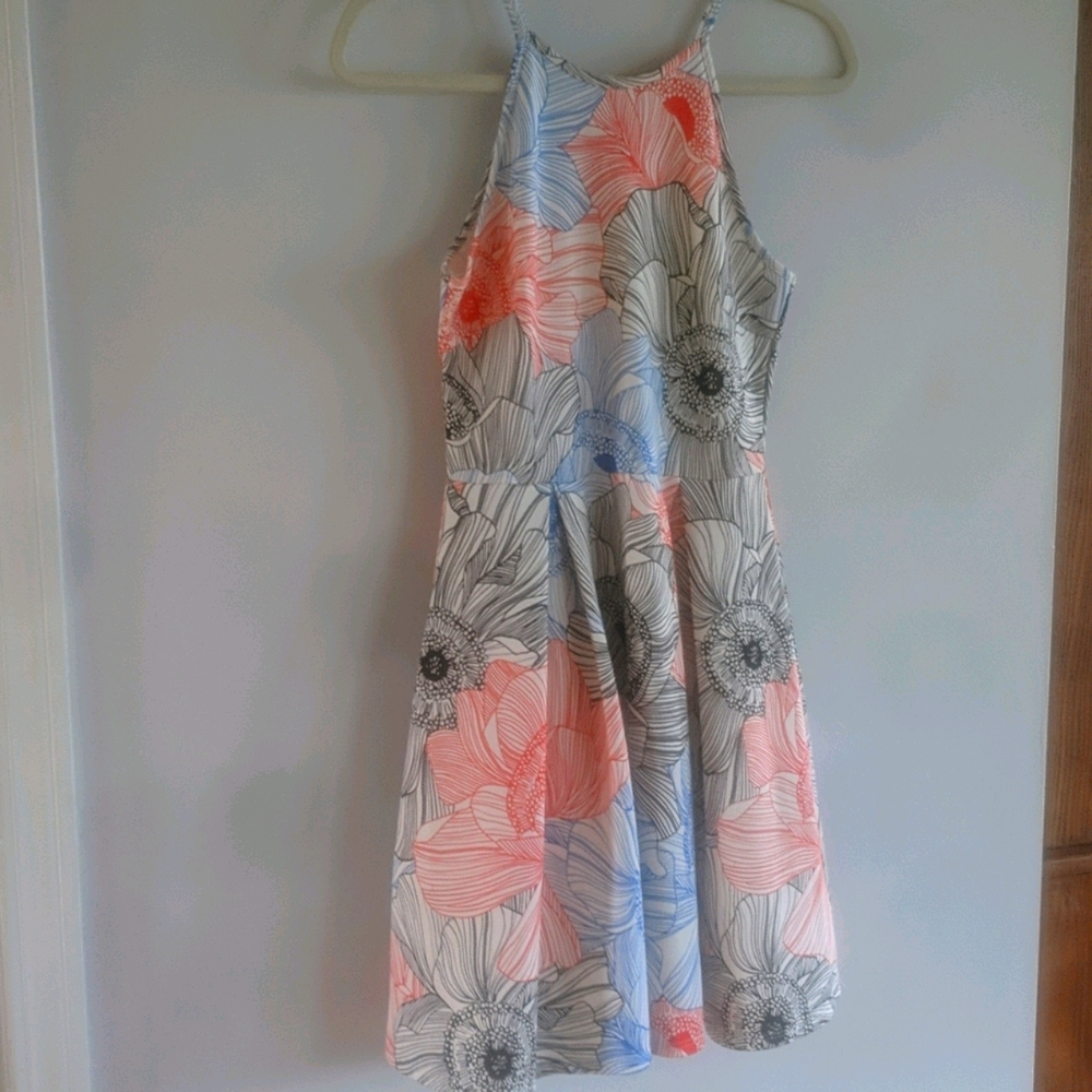 Soprano High Neck Skater Dress